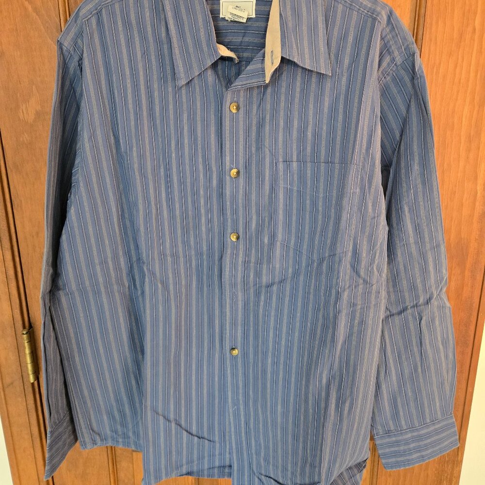Dockers Mens Long Sleeve Button Down Shirt SzL